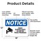 Signmission Video Surveillance In Use On These Premises OSHA Notice Sign, Aluminum, 18in W x 12in L, 2PK OS-2PACK-NS-A-1218-L-16813 - alternate 8